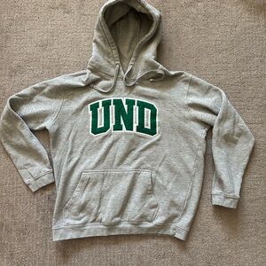 Men’s Grey Vintage UND Hoodie